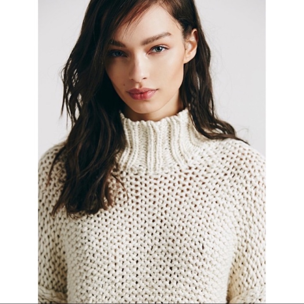 Free People chunky knit sweater
